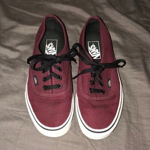 maroon vans